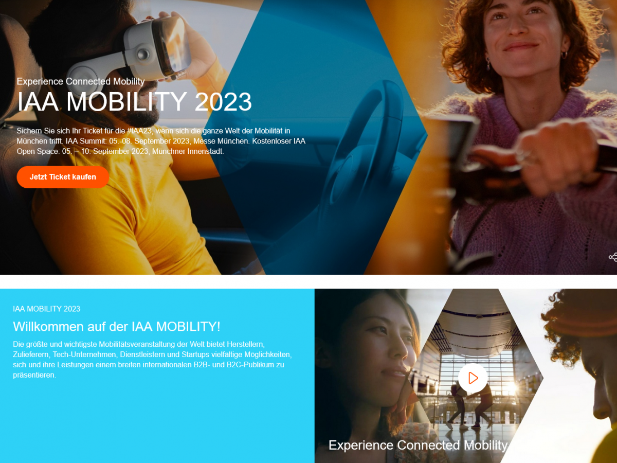 Bewegte Trends bei der IAA Mobility in München